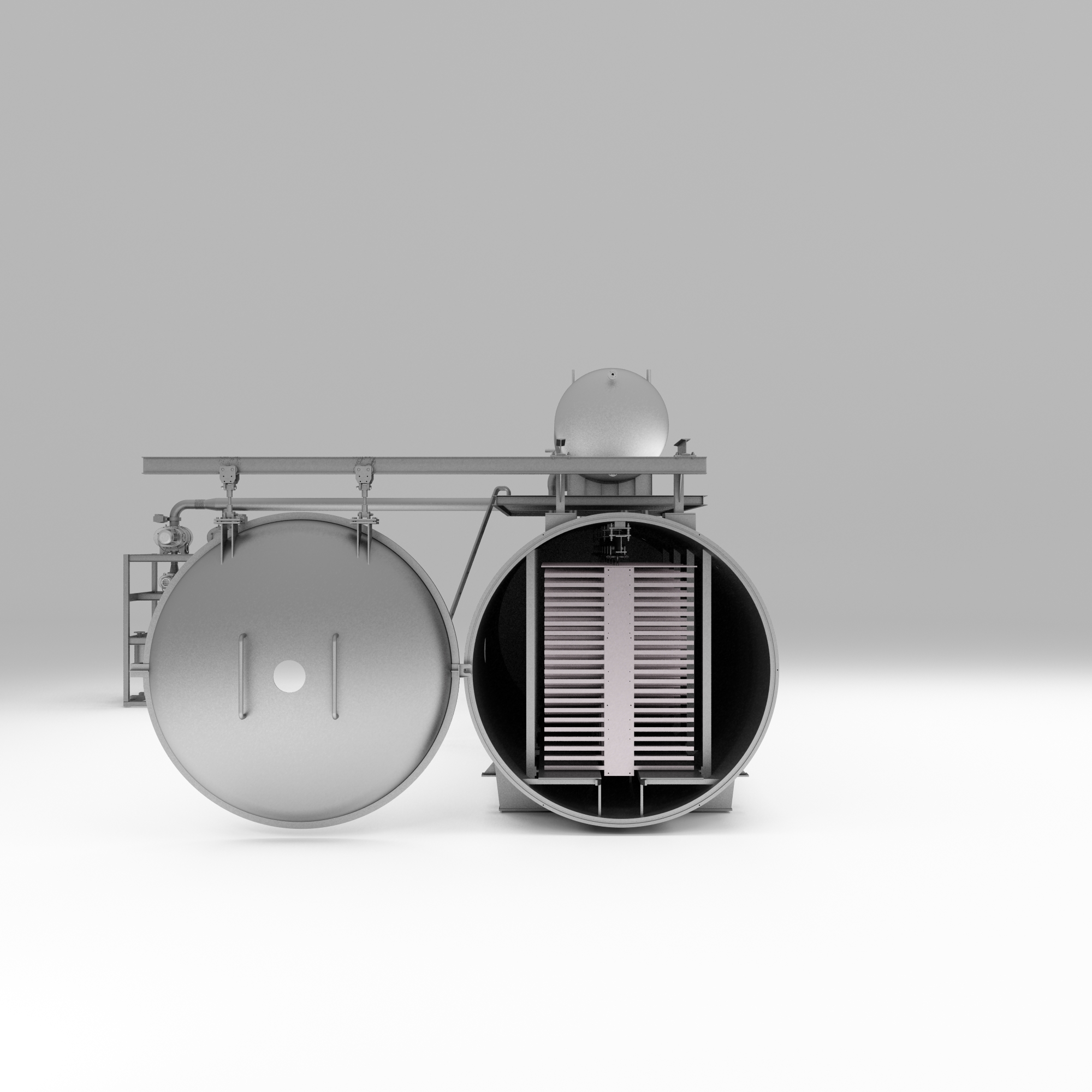 Máquina de liofilização em grande escala para alimentos